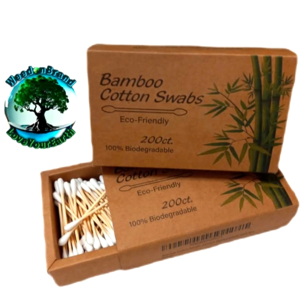 Bamboo Cotton Swabs (Qtips)